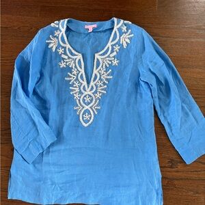 Lilly Pulitzer Blue Tunic